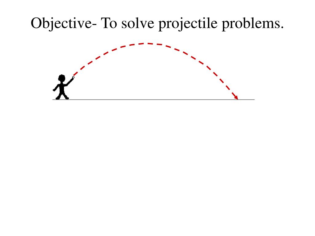 PPT - Objective- To solve projectile problems. PowerPoint Presentation ...