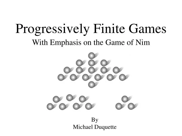 progressively finite games
