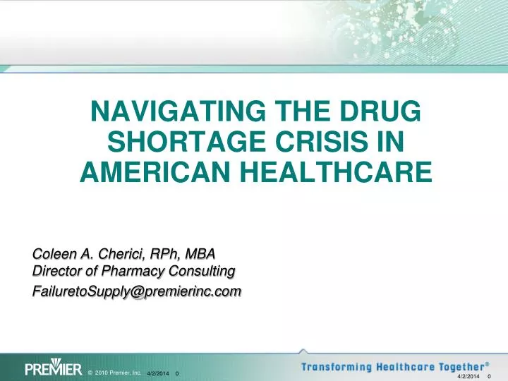 navigating the drug shortage crisis in american healthcare