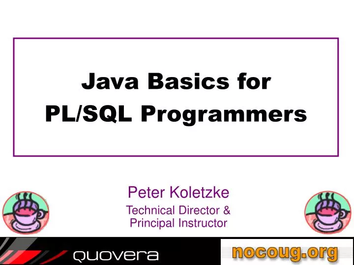java basics for pl sql programmers