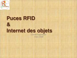 Puces RFID &amp; Internet des objets