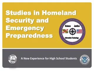 Studies in Homeland Security and Emergency Preparedness