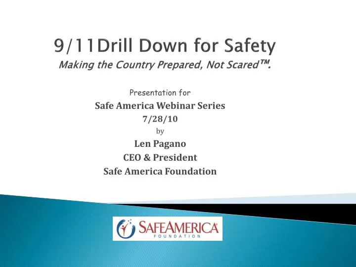 9 11 drill d own for s afety making the country prepared not scared