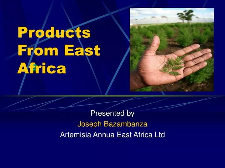 products from east africa