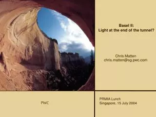 Basel II: Light at the end of the tunnel?