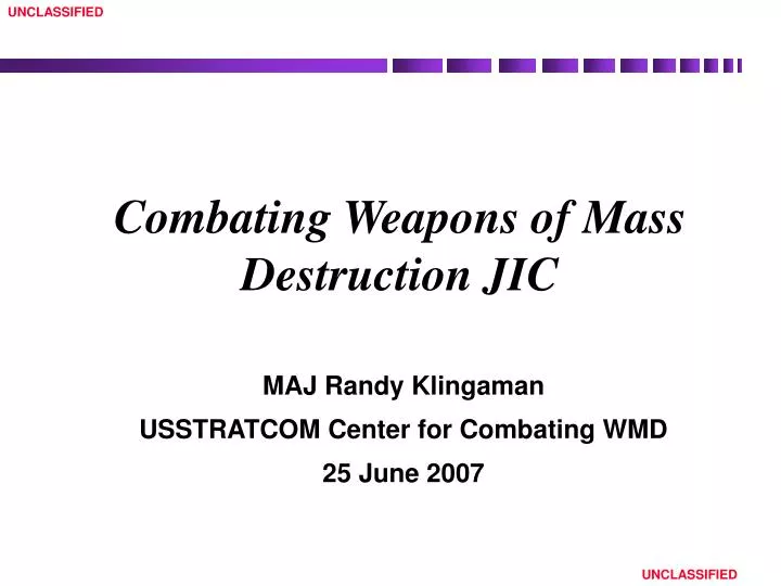 combating weapons of mass destruction jic