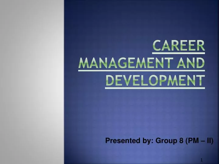 career management and development