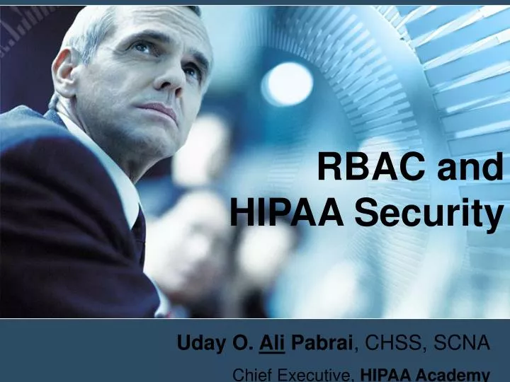 rbac and hipaa security