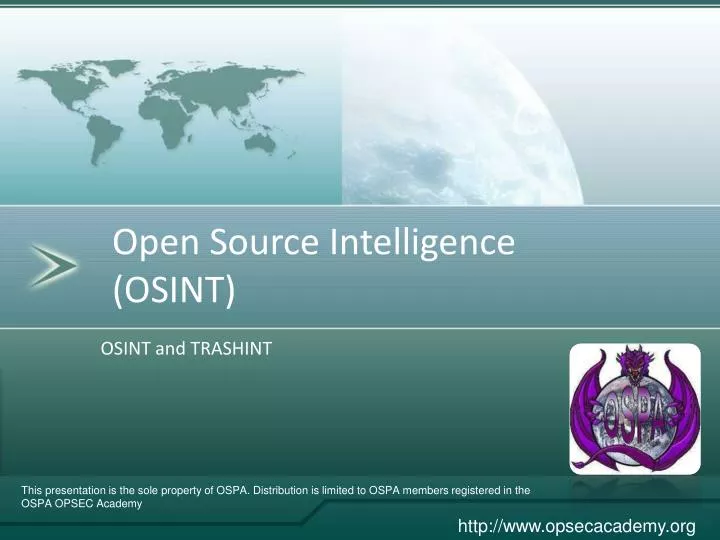 osint and trashint