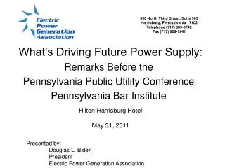 What’s Driving Future Power Supply: