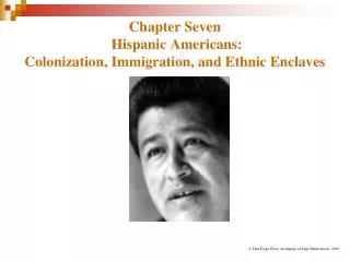 Chapter Seven Hispanic Americans: Colonization, Immigration, and Ethnic Enclaves