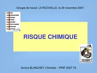 - Groupe de travail, LA ROCHELLE, le 29 novembre 2007 -