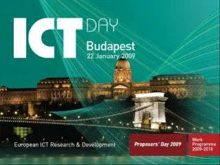 FP7 – ICT Proposers’ Day