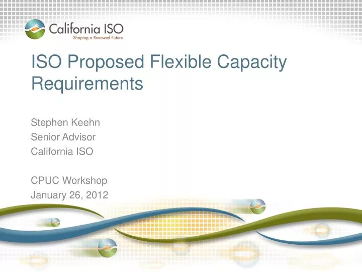 iso proposed flexible capacity requirements