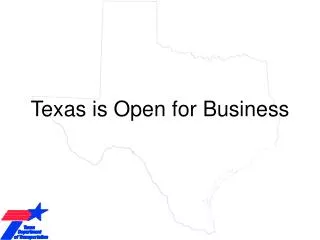 Texas is Open for Business