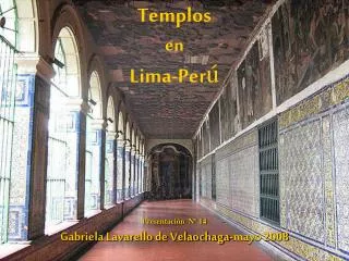 Templos en Lima-Per ú