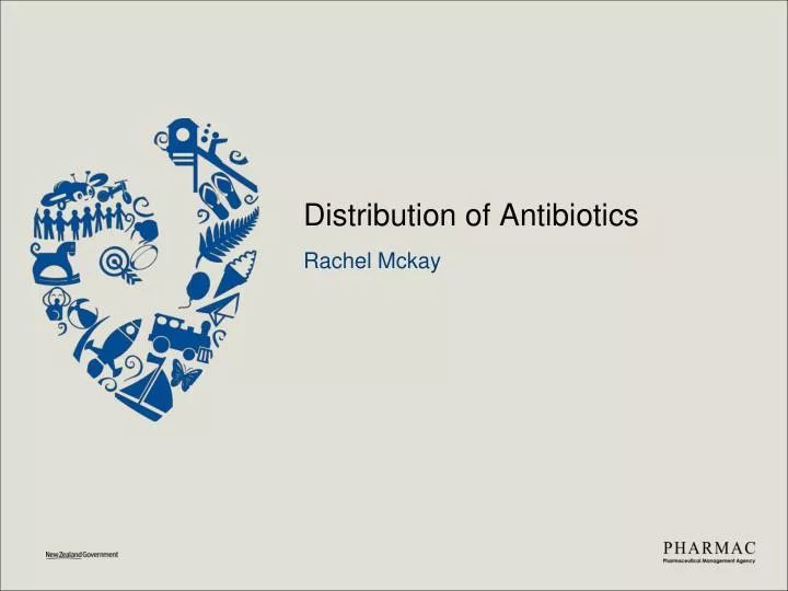 distribution of antibiotics