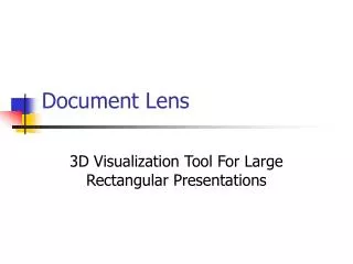 Document Lens