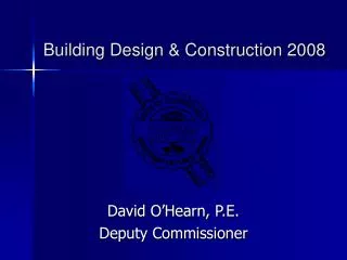 Building Design &amp; Construction 2008