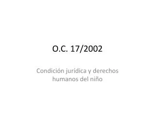 O.C. 17/2002