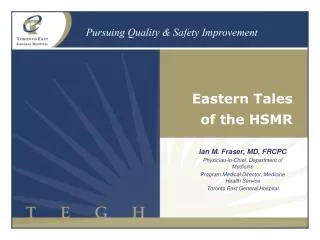 Eastern Tales of the HSMR