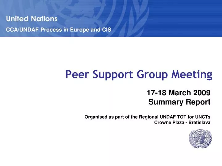 peer support group meeting