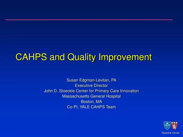 cahps and quality improvement