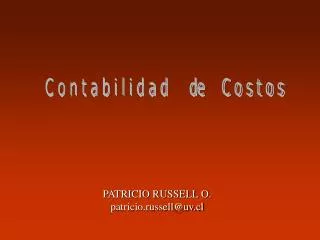 PATRICIO RUSSELL O. patricio.russell@uv.cl