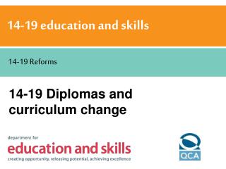14-19 Diplomas and curriculum change