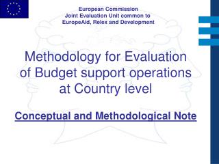 European Commission Joint Evaluation Unit common to EuropeAid, Relex and Development