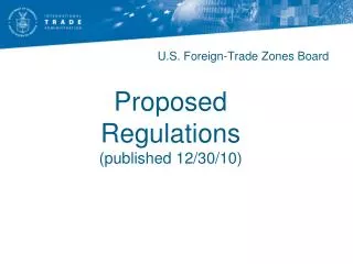 Proposed Regulations (published 12/30/10)