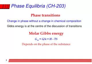 Phase Equilibria (CH-203)