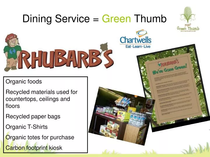 dining service green thumb