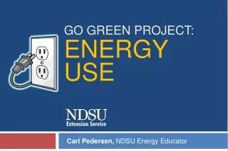 Go Green Project: Energy Use