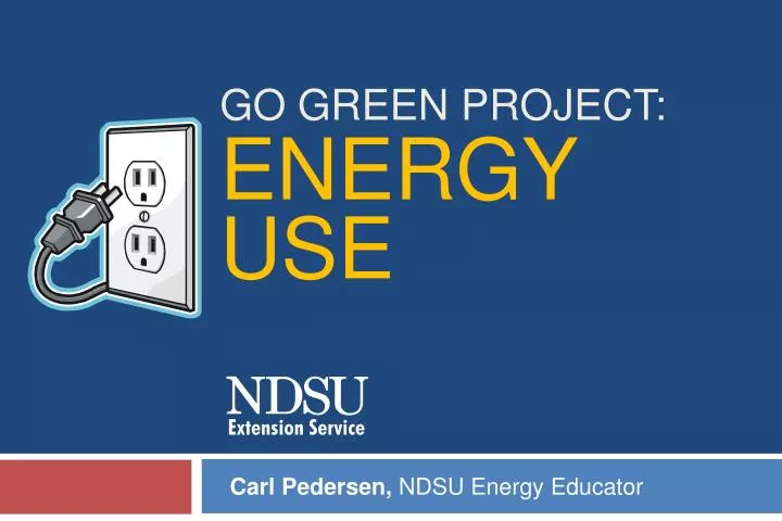 go green project energy use