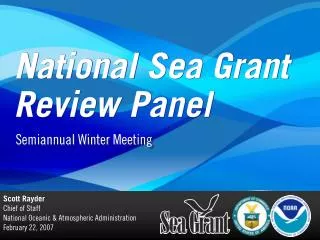 National Sea Grant Review Panel