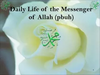 Daily Life of the Messenger of Allah (pbuh)