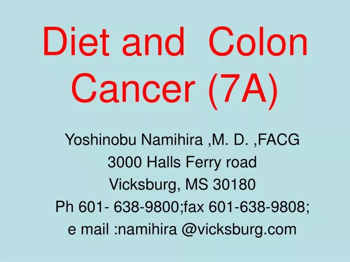 diet and colon cancer 7a
