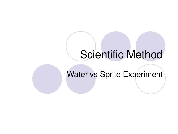 scientific method