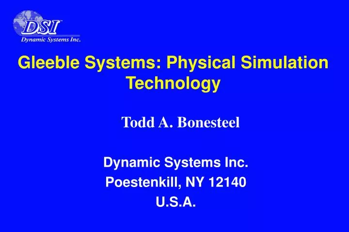 gleeble systems physical simulation technology