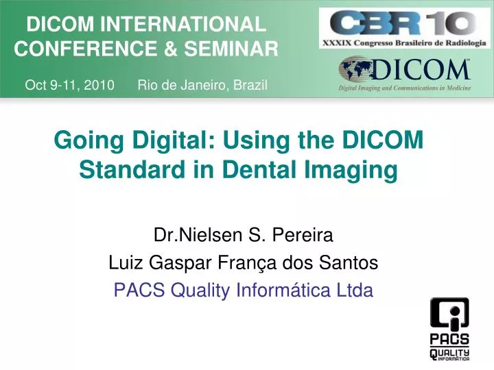 going digital using the dicom standard in dental imaging