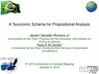 A Taxonomic Scheme for Propositional Analysis