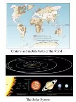 Cratons and mobile belts of the world - slide 1