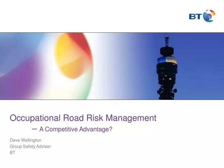 occupational road risk management a competitive advantage