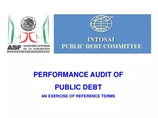 PERFORMANCE AUDIT OF PUBLIC DEBT AN EXERCISE OF REFERENCE TERMS