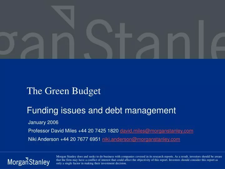 the green budget