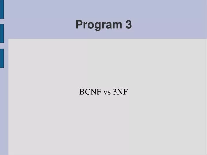 bcnf vs 3nf