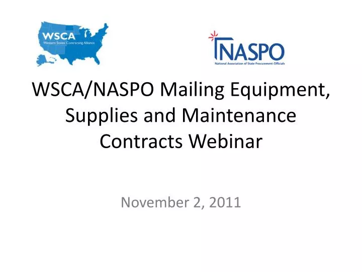 wsca naspo mailing equipment supplies and maintenance contracts webinar