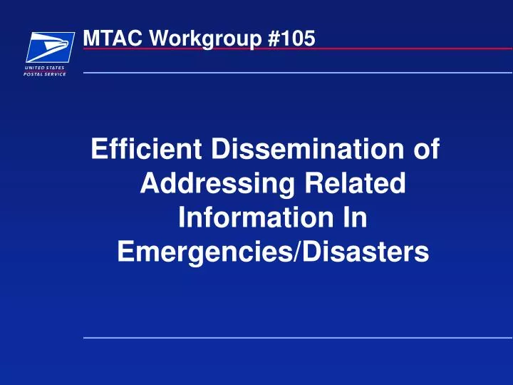 mtac workgroup 105