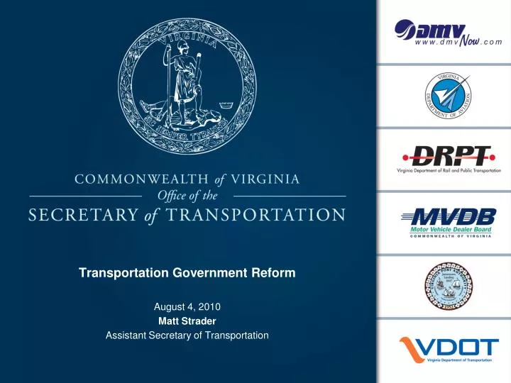 transportation government reform